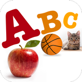 A for Apple (Basic Flashcards) icône