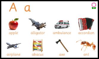 ABC Alphabets Kids Vocabulary Affiche