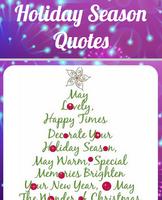 Holiday Season Quotes Affiche
