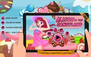Alison In The Candy Land Plakat