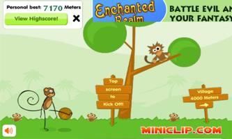 Monkey Kick Off -FREE fun game скриншот 2