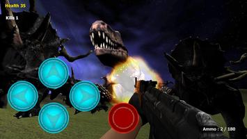 Dinosaur Hunter Rampage FPS Affiche