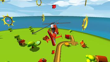 Helicopter Flying Race Game 3D Affiche