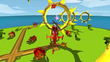 Helicopter Flying Race Game 3D capture d'écran 3