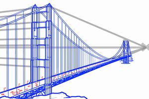 How to Draw Golden Gate Bridge capture d'écran 2