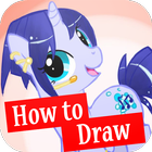 How to draw Pony icône