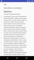 The Holy Bible in Simple English تصوير الشاشة 1