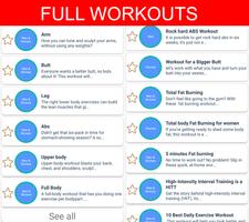 Home Workouts - No Equipment پوسٹر