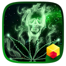 Smoke Skull 3D Launcher Theme APK