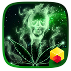 Smoke Skull 3D Launcher Theme ikona