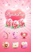 Perfect Love 3D Launcher Theme Affiche