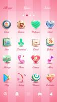 برنامه‌نما Perfect Love 3D Launcher Theme عکس از صفحه