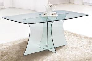 تصميم طاولة المنزل الزجاج الملصق