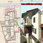 家庭建筑和设计 图标