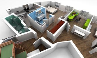 3D Home Design Layouts capture d'écran 1