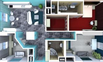 3D Home Design Layouts captura de pantalla 3