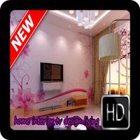 Home Interior Tv Design Living Room Affiche