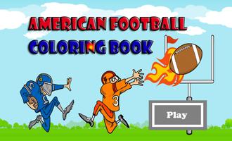 American Coloring Book Kid Affiche
