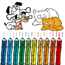 Cat and Dog Coloring Book Kid APK