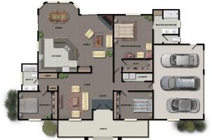 برنامه‌نما 3D Home Layout Design عکس از صفحه