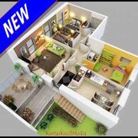 3D Home Minimalist plakat