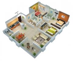 3D Home plans اسکرین شاٹ 2