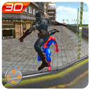 Captain USA Superhero VS Super Flying Spider Hero APK