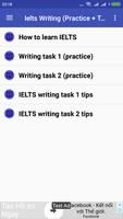 IELTS Writing (Practice + Tips پوسٹر
