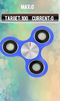 Fidget spinner free real hand game poster