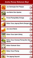 2 Schermata Resep Makanan Bayi