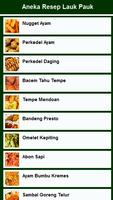 Resep Lauk Pauk poster