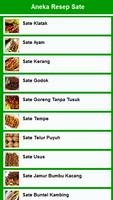 Resep Sate Affiche