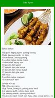 Resep Sate captura de pantalla 1