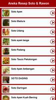 Resep Soto dan Rawon Affiche