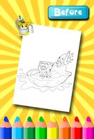 Sponebob Coloring Pages poster