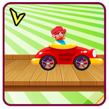 the man driving super car