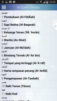 Al Quran Melayu capture d'écran 1