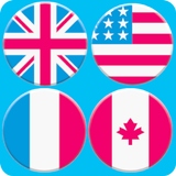Guessing countries game Quiz icône