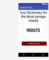 Funny Insults Dictionary اسکرین شاٹ 1