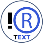 Inverse Text icône