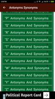 Antonyms Synonyms ภาพหน้าจอ 1