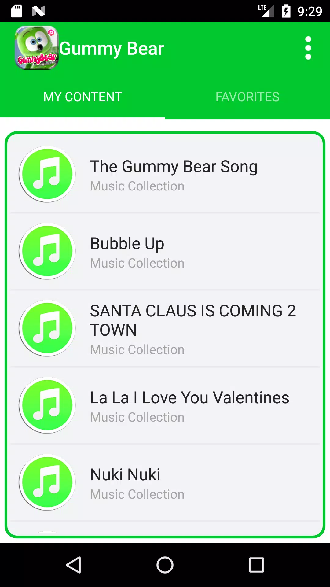 Download do APK de Letras de música Gummy Bear. para Android