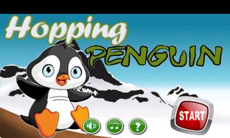 Poster Hopping Penguin