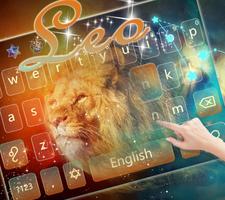 Leo Lion clavier Leo Zodiac Affiche
