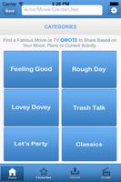 Qwotes Movie Clips Messaging Affiche