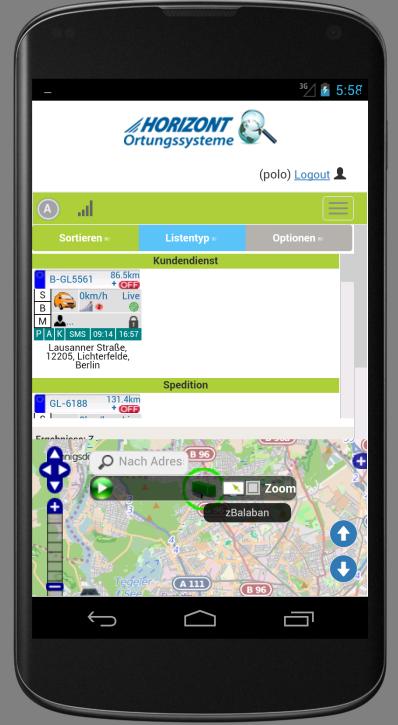 Smartphone als GPS Tracker