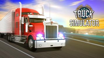Lourde Truck Driving Sim Affiche