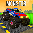 Monster Truck Stunt Drive 3D آئیکن