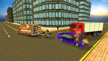 Emergency Ambulance Rescue Simulator 2018 ảnh chụp màn hình 2