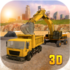 Sand Excavator Truck Drive - City Construction Sim icon